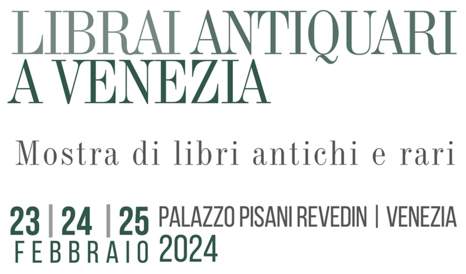 Librai Antiquari a Venezia 2024